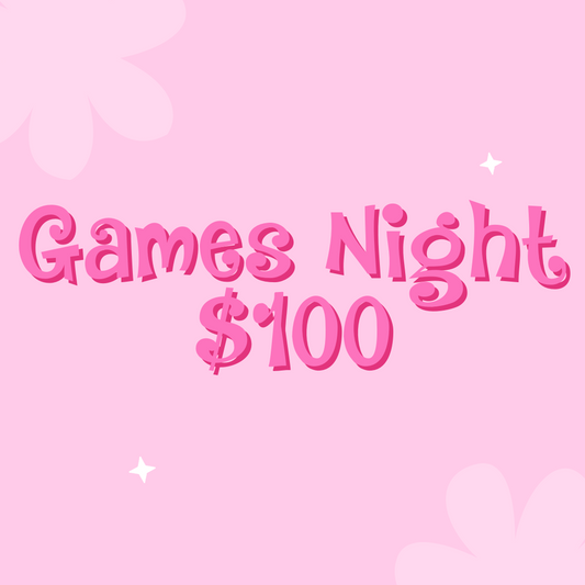 Games Night $100 27th September 630pm