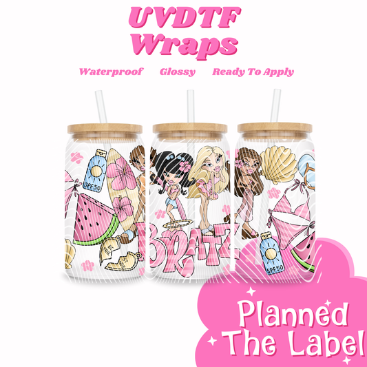Summer Bratz 16oz UVDTF Transfer