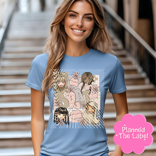 Beige Bratz Direct To Film Transfer