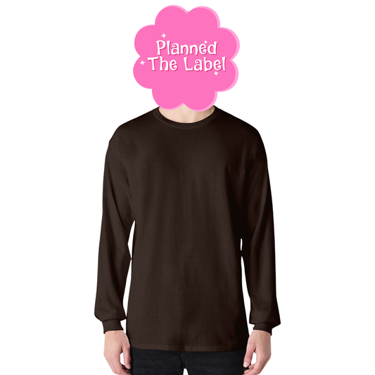 Long Sleeve T Shirt Choc Brown