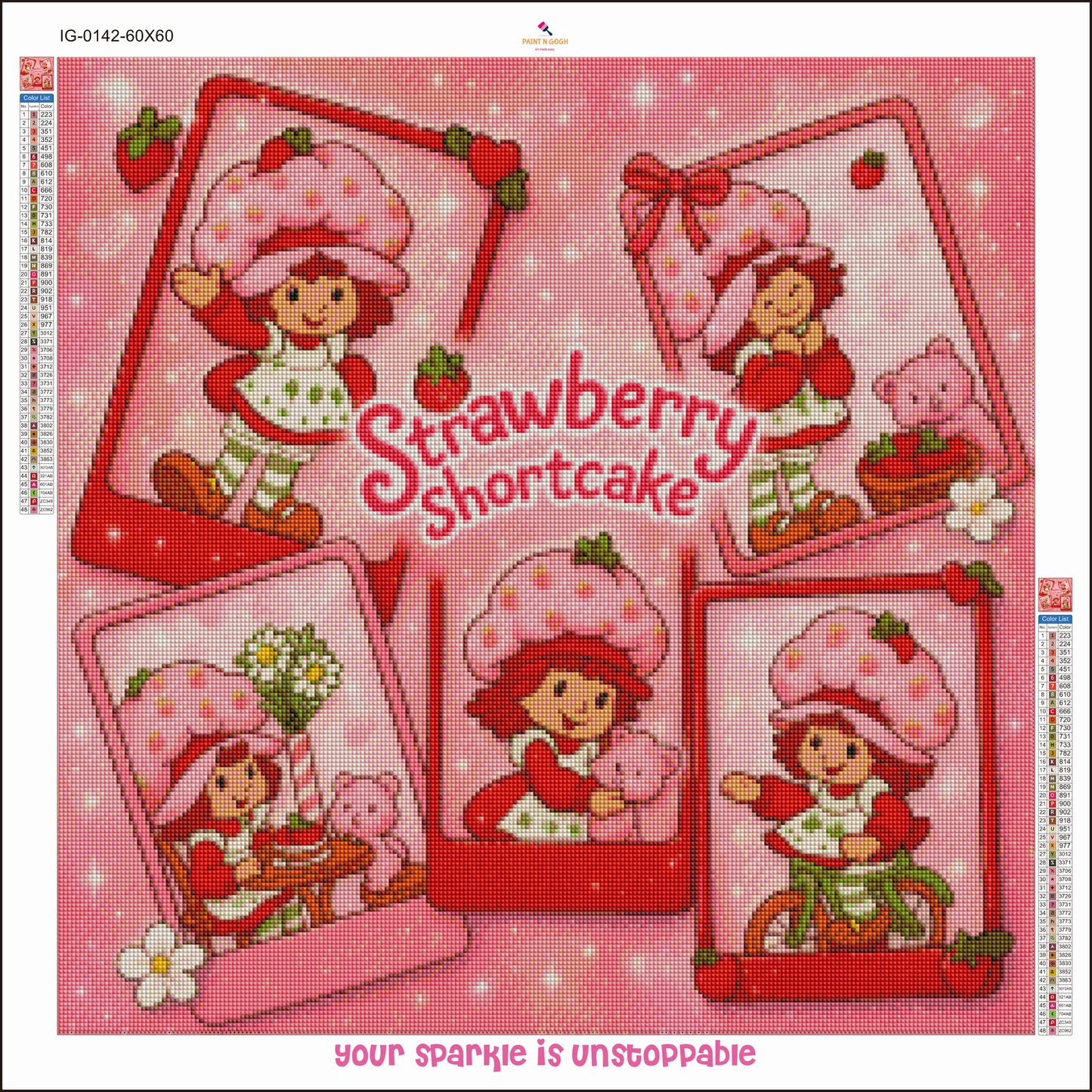 Diamond Painting Strawb Shortcake PRE ORDER SHIPS EARLY FEB