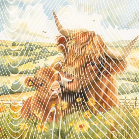 Diamond Painting Highland Farm