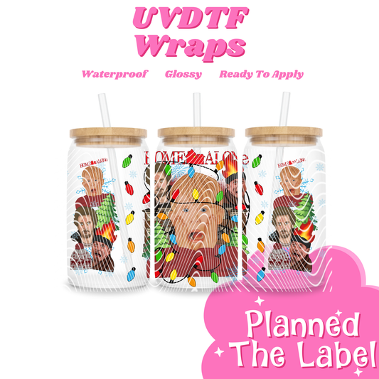 Home Alone 16oz UVDTF Transfer