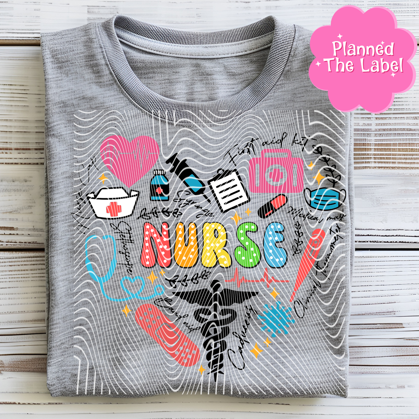 Nurse Heart DTF Transfer