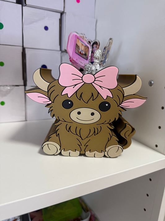 Highland Cow Pen Holder