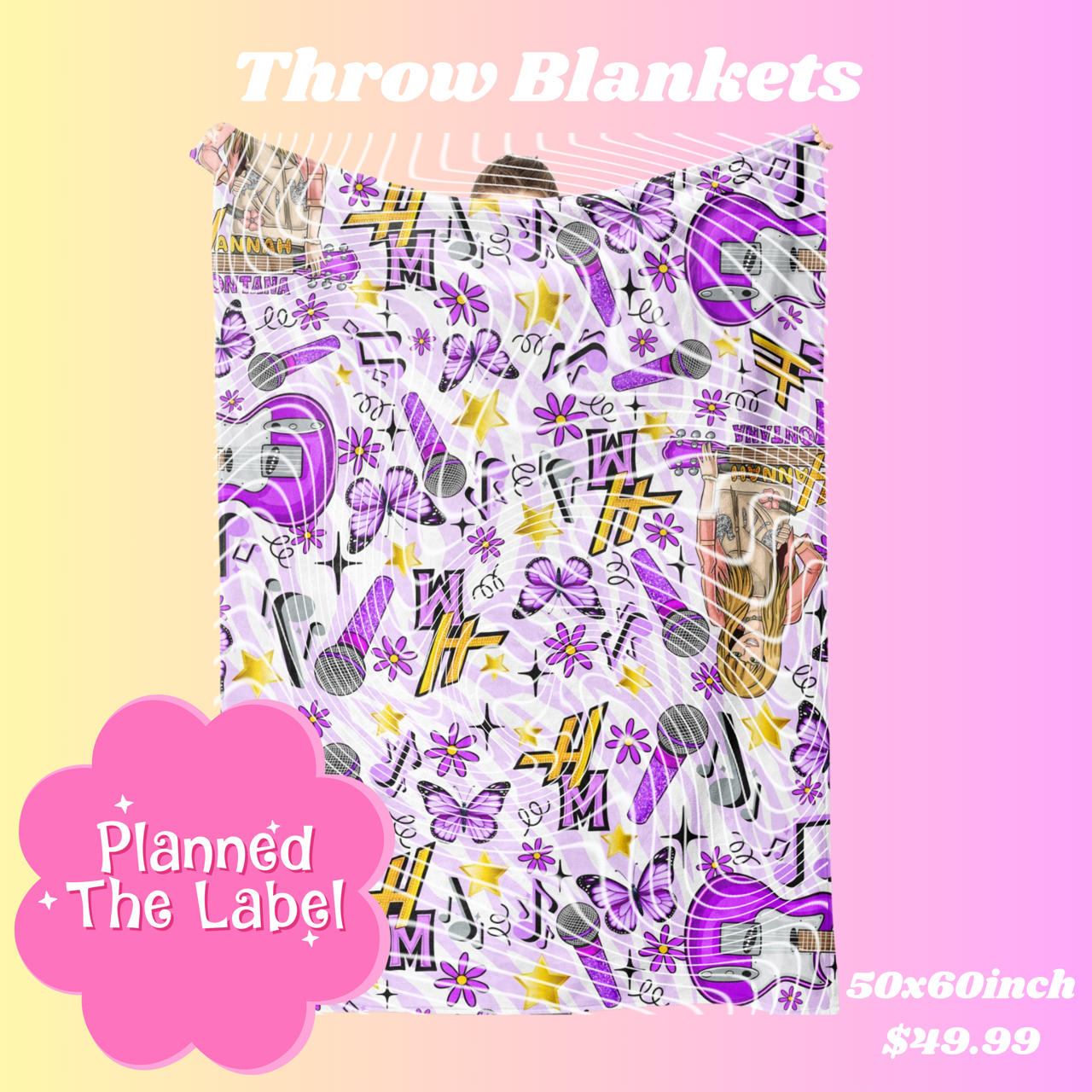 Hannah Throw Blanket (last one out of packet but unused)