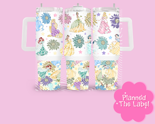 Flower Princess 40oz Tumbler