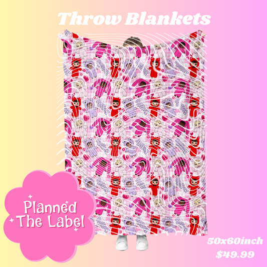 Sweetheart Throw Blanket (PRE ORDER SHIPS BY END OF MAY)