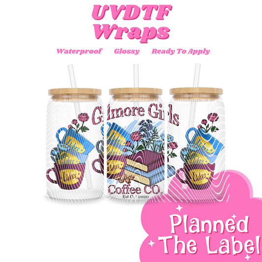 Gilmore Girls Book Club 16oz UVDTF Transfer