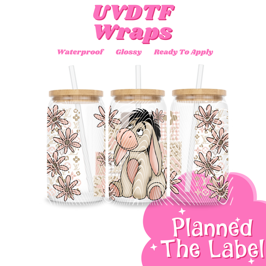 Beige Donkey 16oz UVDTF Transfer