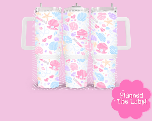 Coquette Pink Clamshell 40oz Tumbler