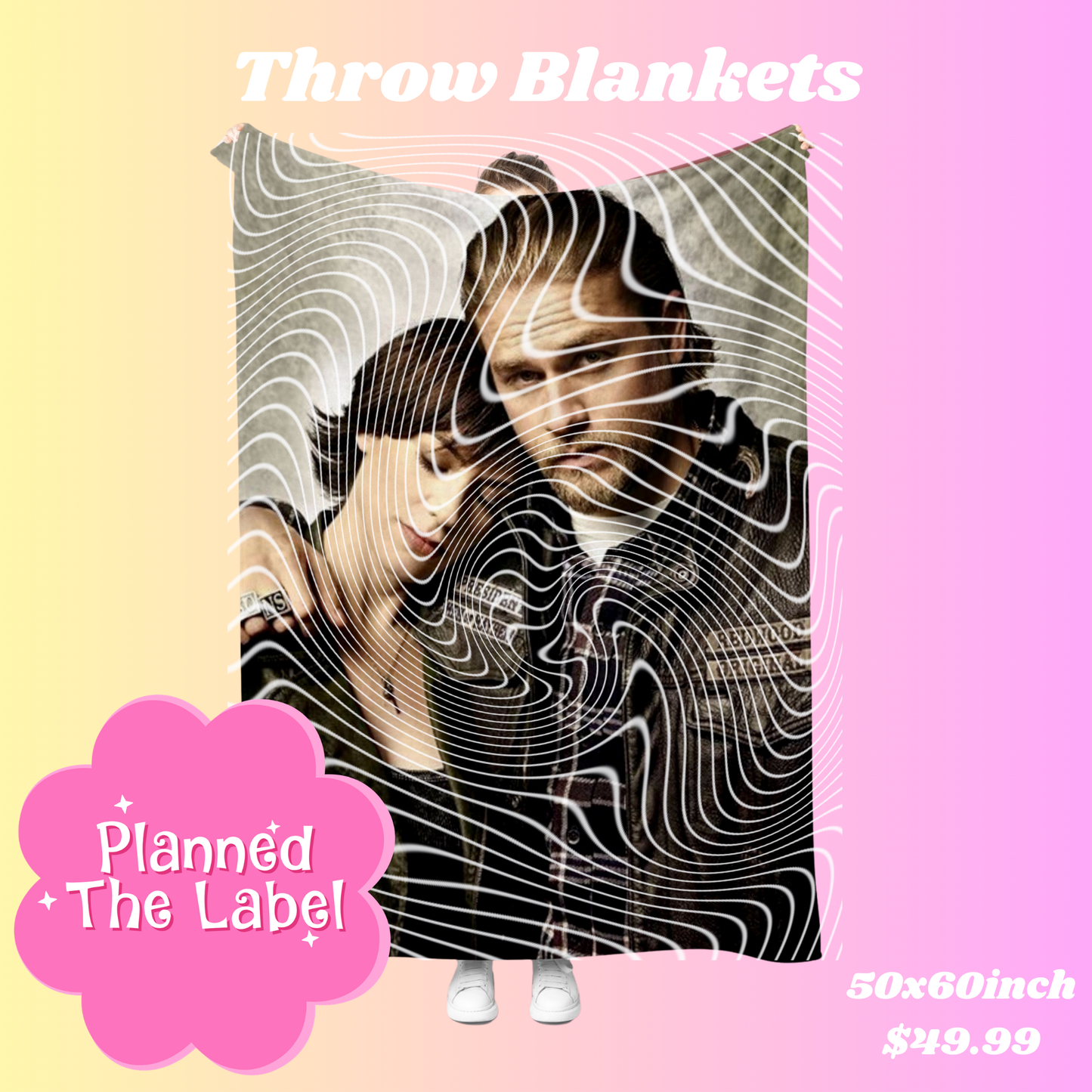 Jax & Tara Throw Blanket (PRE ORDER SHIPS BY END OF MAY)
