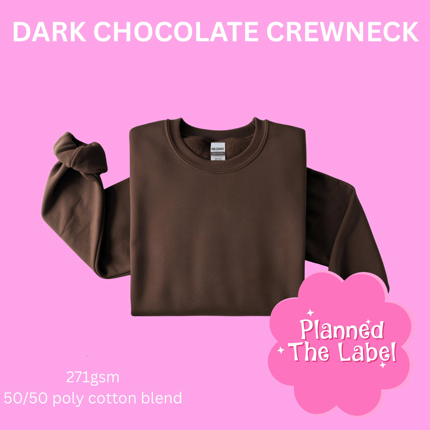 DARK CHOCOLATE CREWNECK