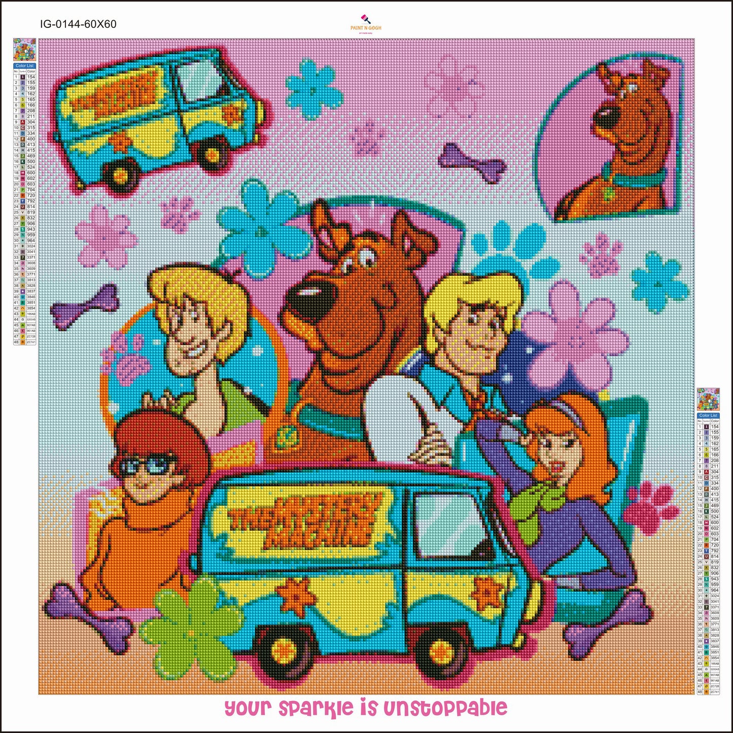 Diamond Painting Mystery Machine PRE ORDER SHIPS EARLY FEB