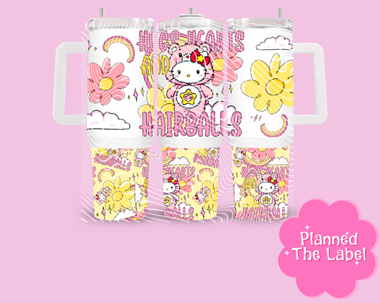 Hugs, Hearts & Hairballs 40oz Tumbler