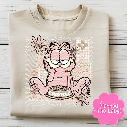 Beige Cat Direct To Film Transfer