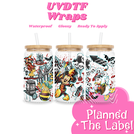 Spooky Carnival 16oz UVDTF Transfer