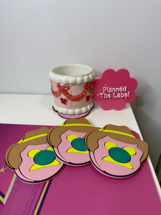 Bubble Bill Coasters 3D Printed