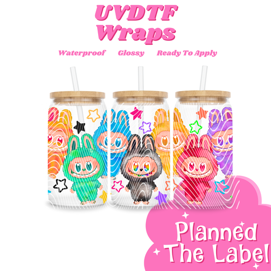 Into Energy Labubu 16oz UVDTF Transfer