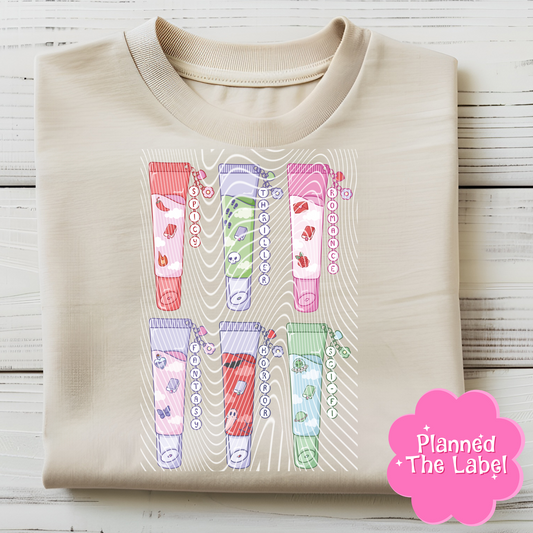 Bookish Lipgloss Direct To Film Transfer