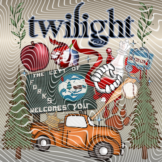 Diamond Painting Welcome To Forks