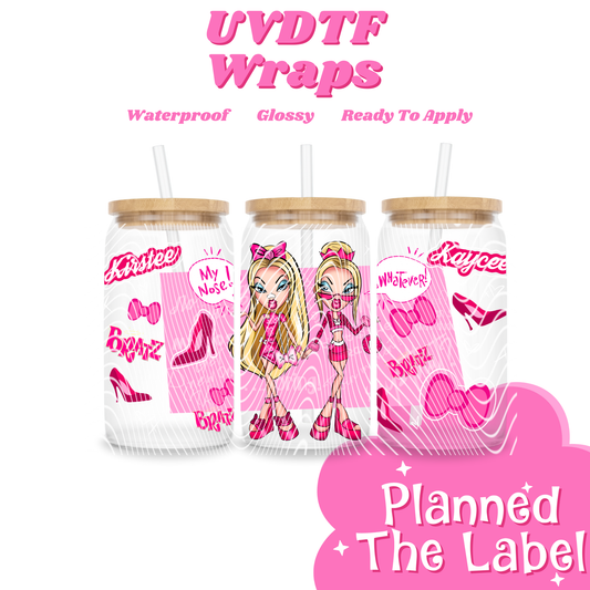 Bratz Tweevils 16oz UVDTF Transfer