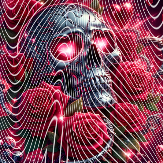 Skull Roses Diamond Painting Kits