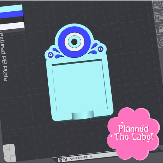 Evil Eye Post It Holders 3D Printing STL File