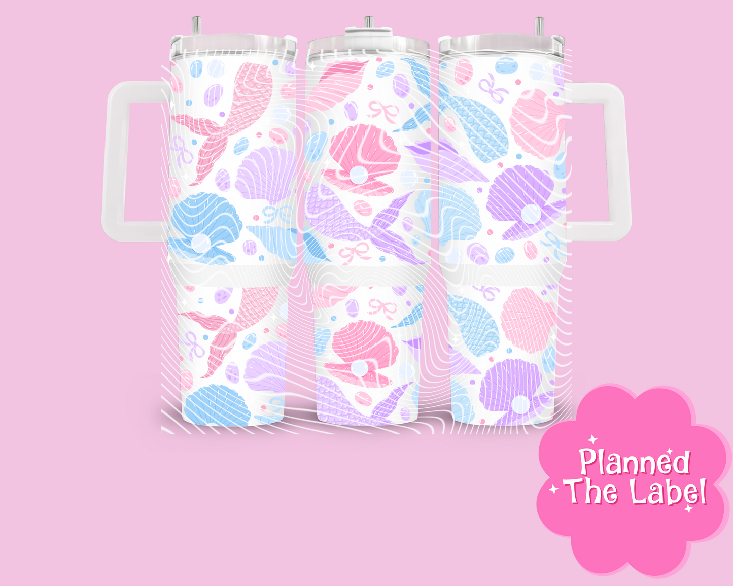 Pastel Mermaids 40oz Tumbler
