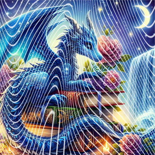 Blue Dragon Diamond Painting Kits