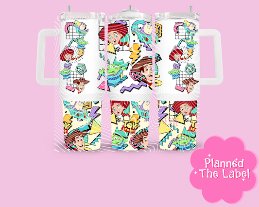 Retro Storytime 40oz Tumbler