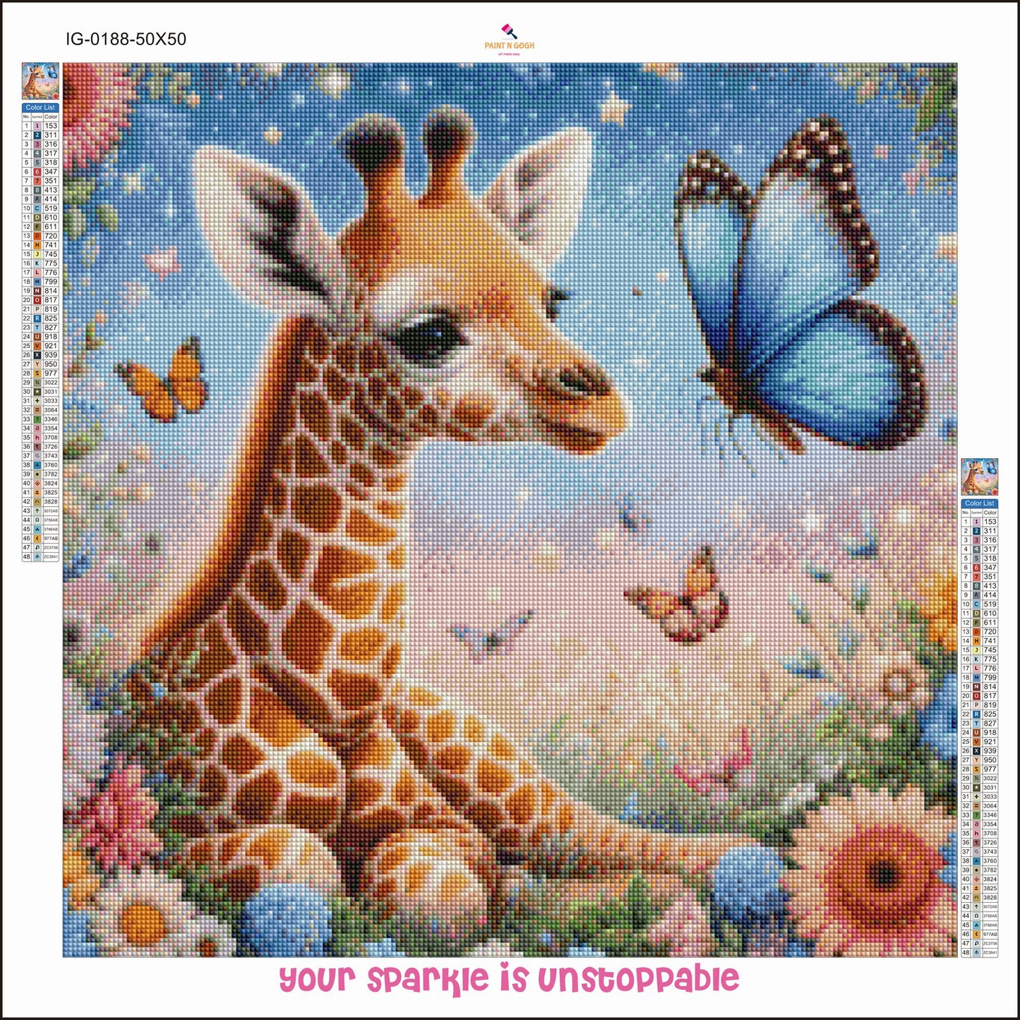 Diamond Painting Giraffe