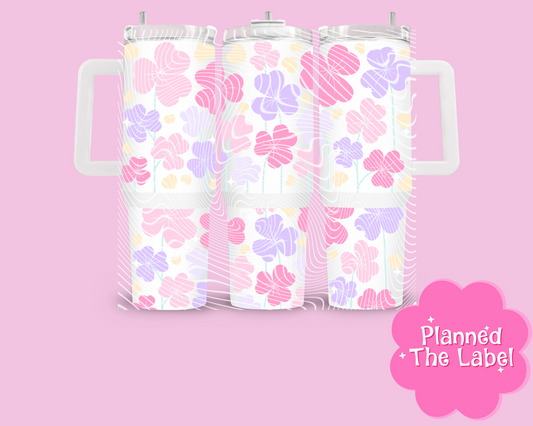 Pink & Purple Wildflowers 40oz Tumbler