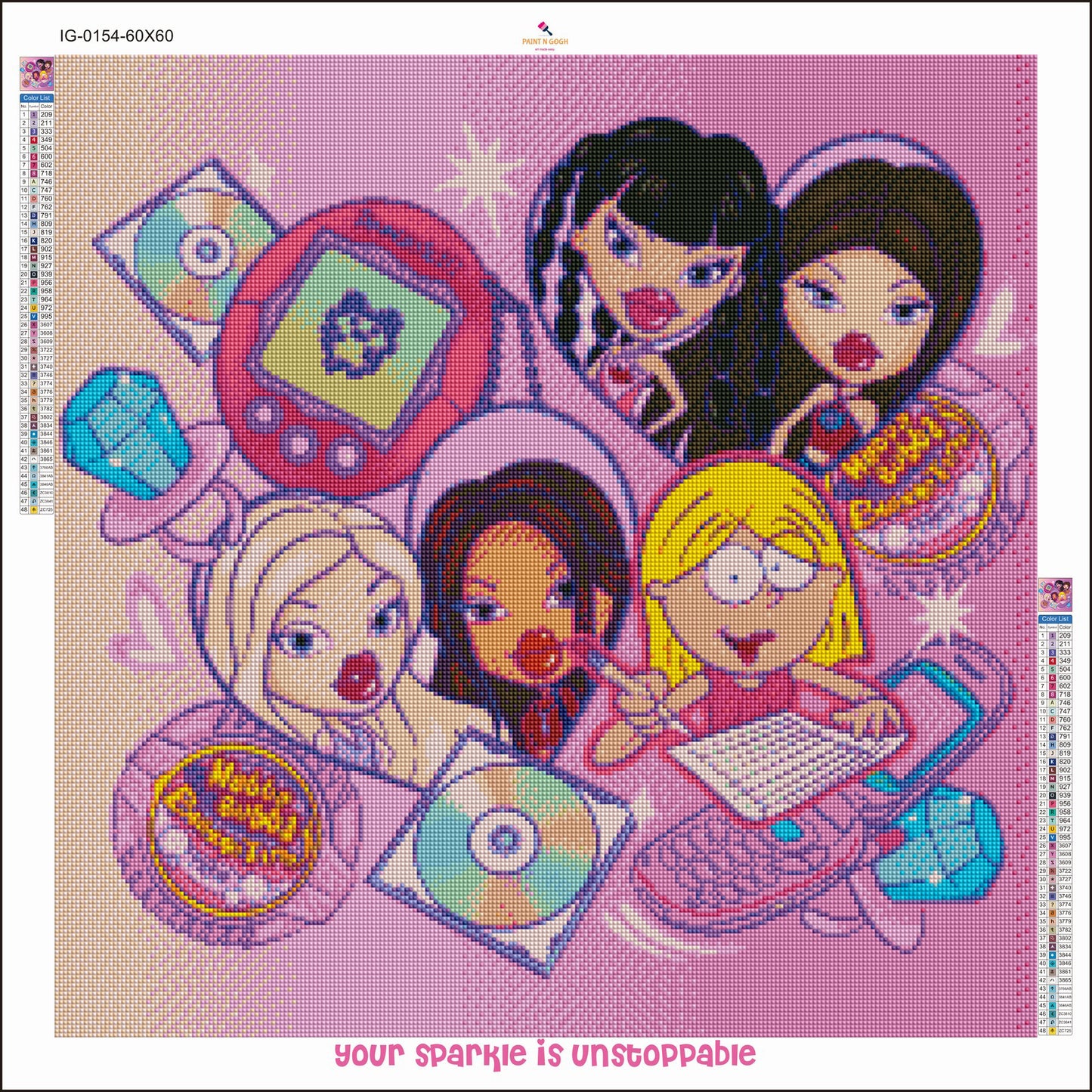 Diamond Painting Y2k Dolls PRE ORDER SHIPS EARLY FEB