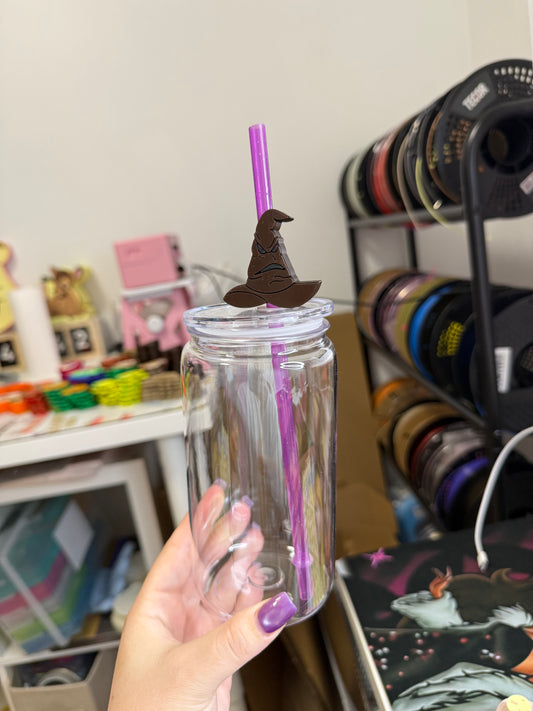 Sorting Hat Straw Topper 3D