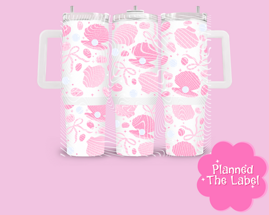 Pink Shells 40oz Tumbler