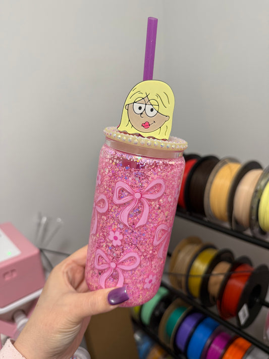Liz Head Straw Topper 3D