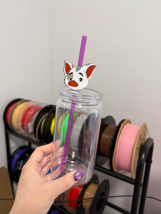 Pua Straw Topper 3D