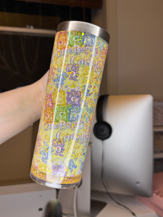 20oz Sublimation Handle Snowglobe