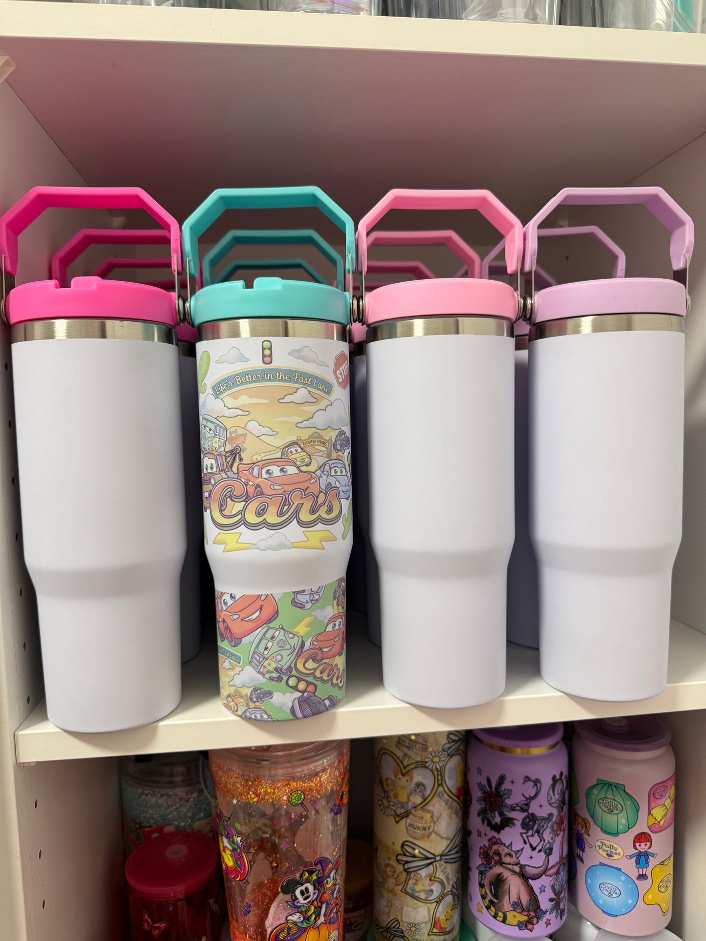 30oz Sublimation Handle Tumbler