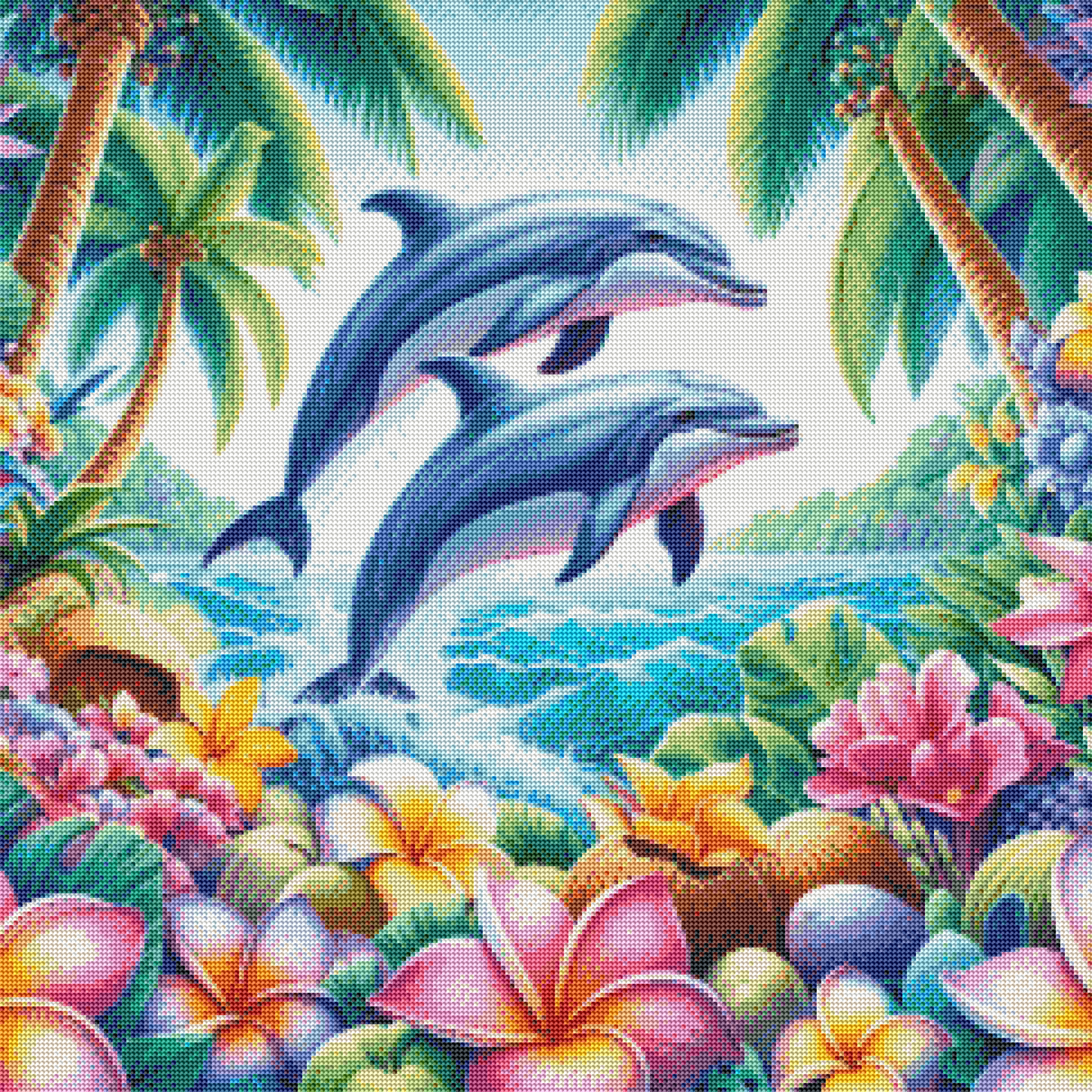 Dolphins Diamond Painting Kits