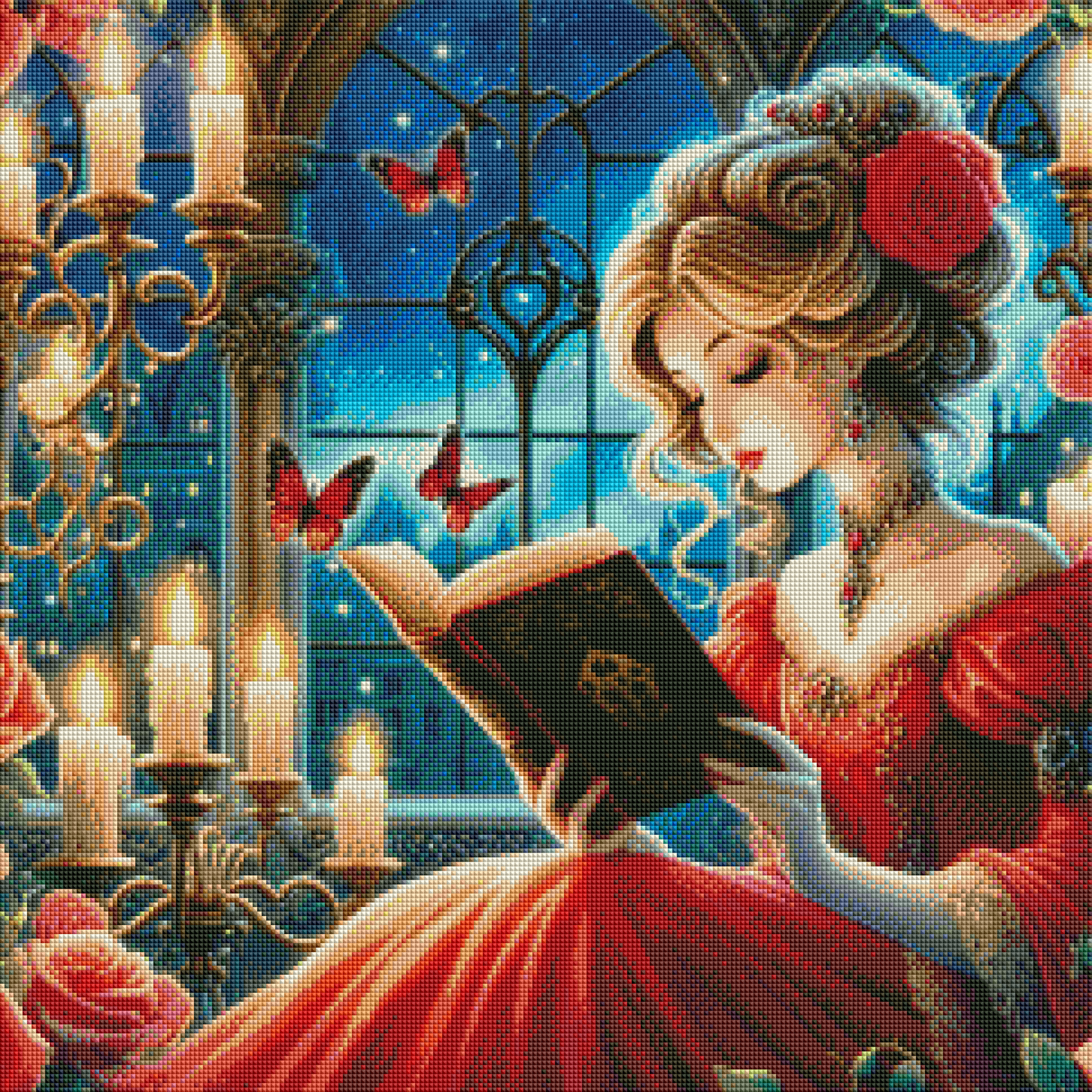 Gothic Bookish Scene Diamond Painting Kits