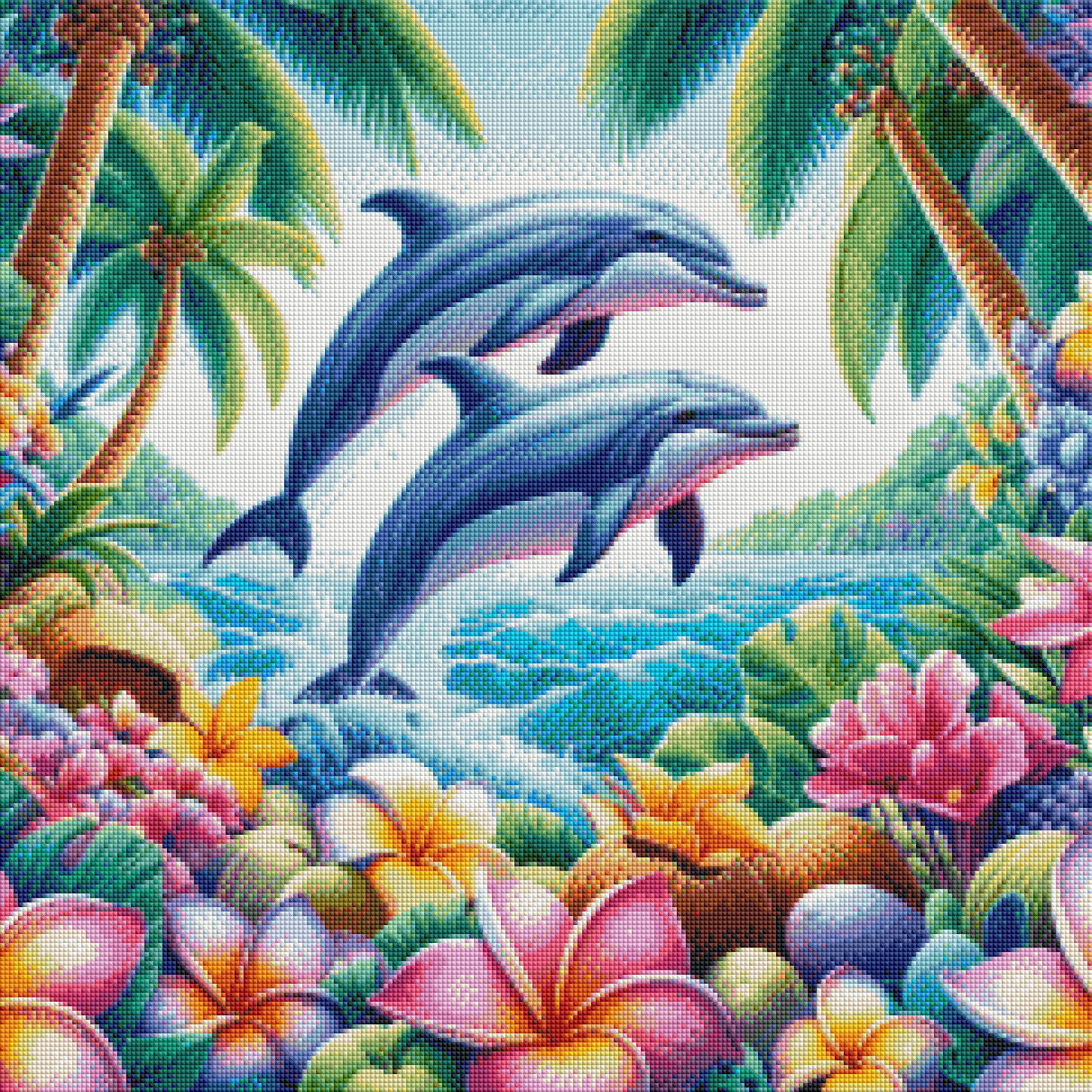 Dolphins Diamond Painting Kits