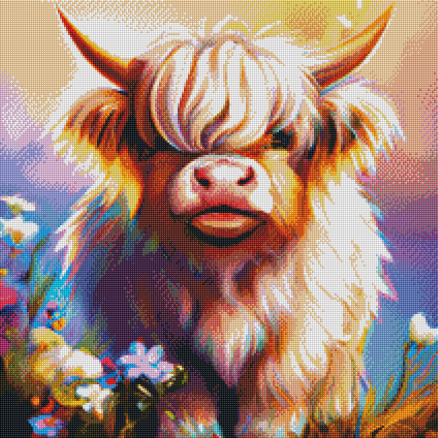 Diamond Painting Pastel Highland