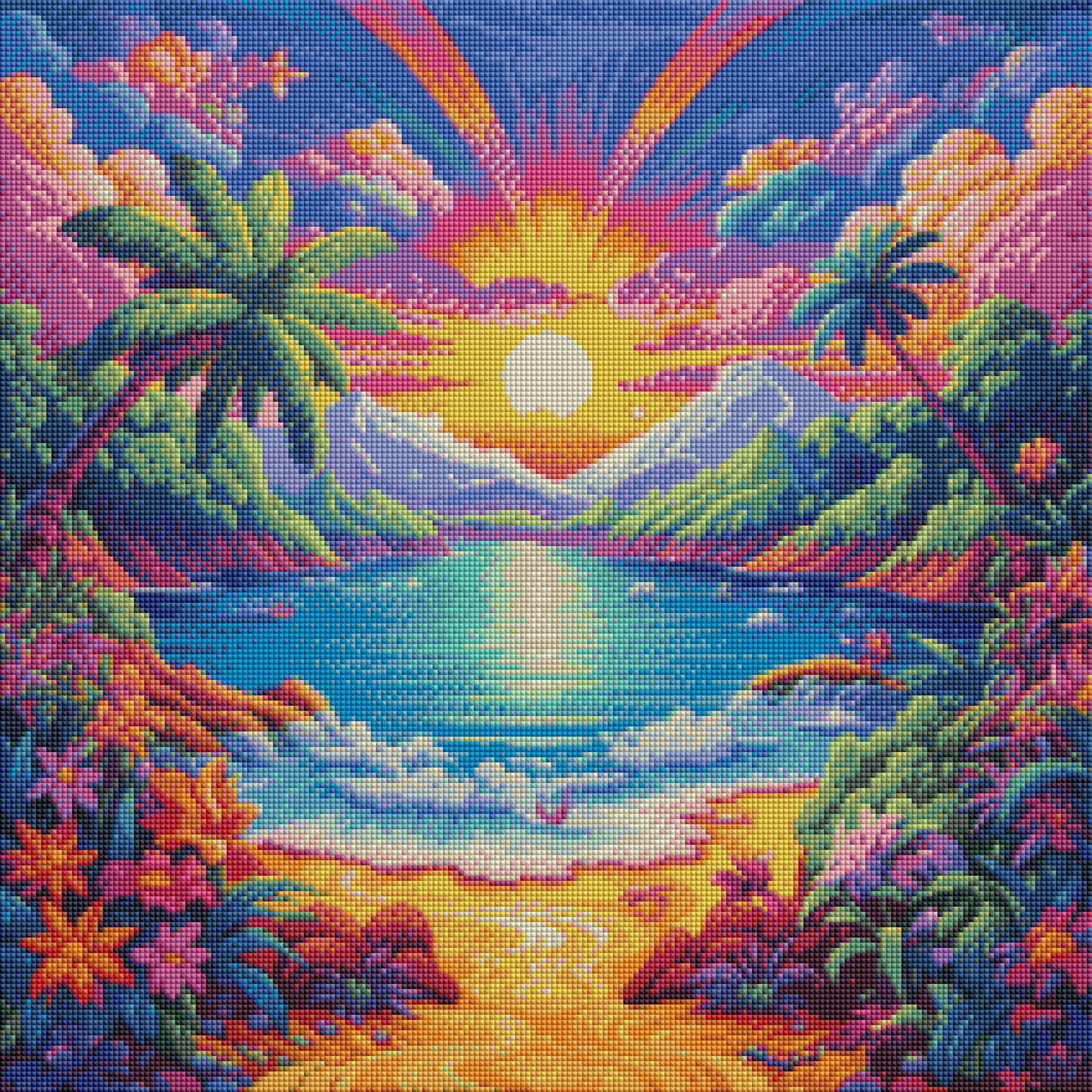 Sunset Beaches Diamond Painting Kits PRE ORDER SHIPS END JUNE