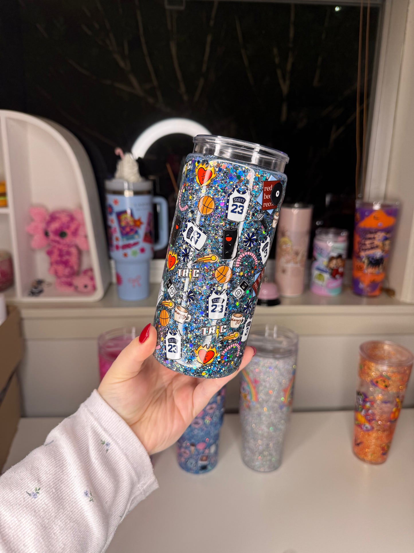 OTH Tall Acrylic Snowglobe