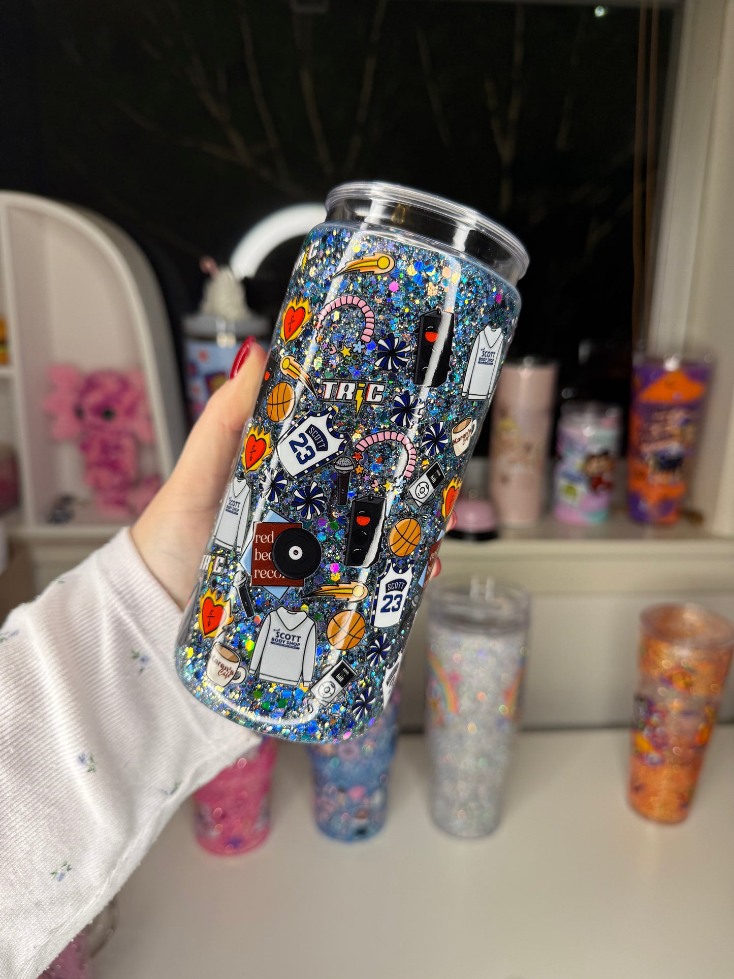 OTH Tall Acrylic Snowglobe