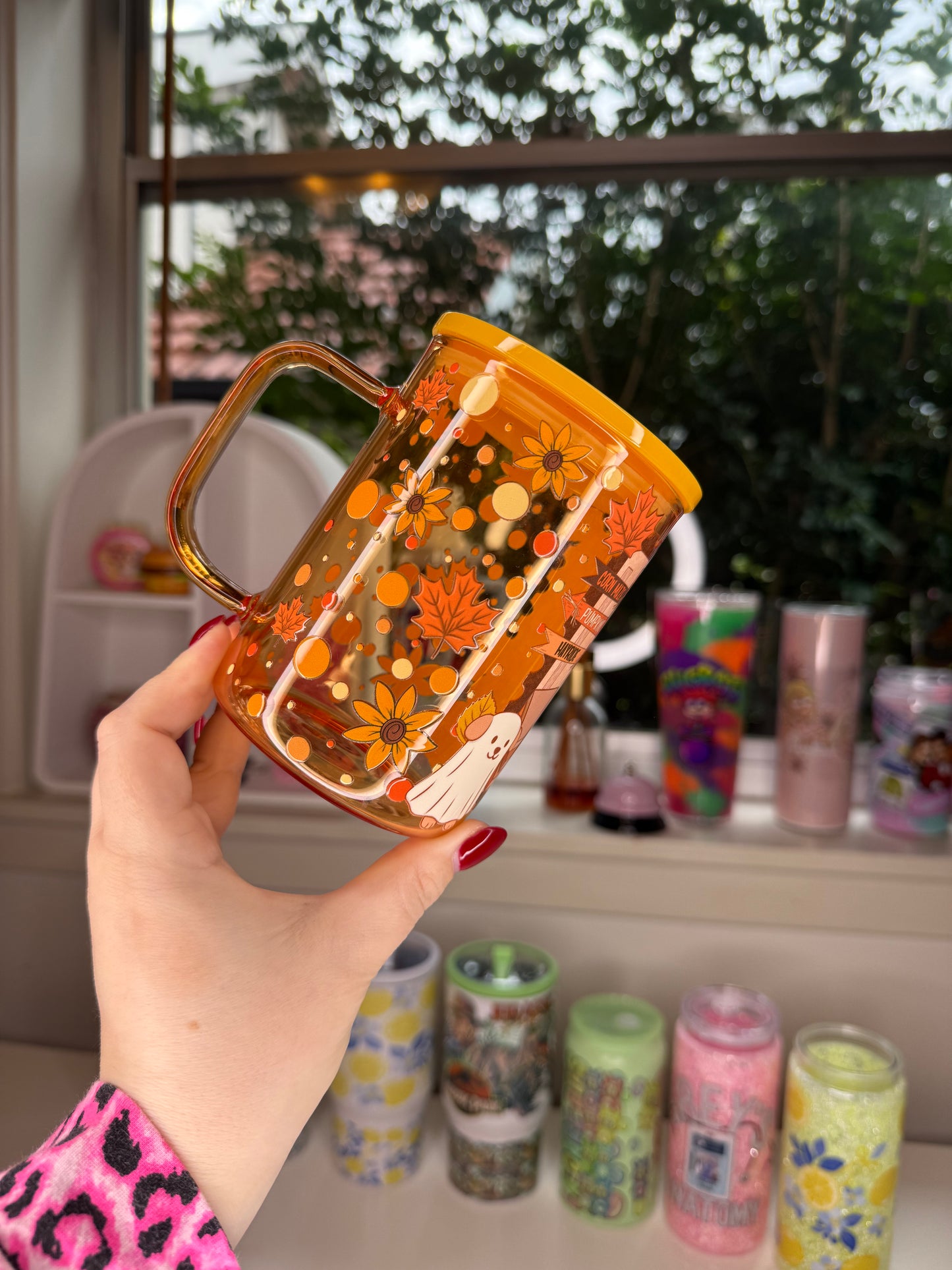 Stamp Halloween Mug 17oz