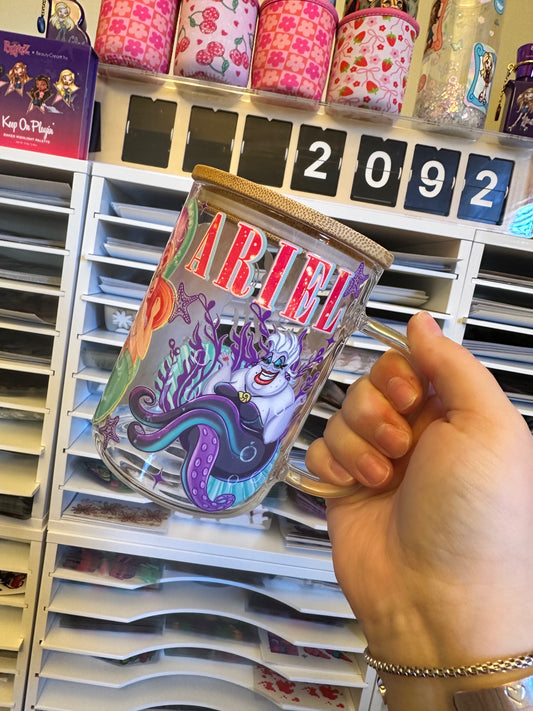 17oz Clear Glass Mugs