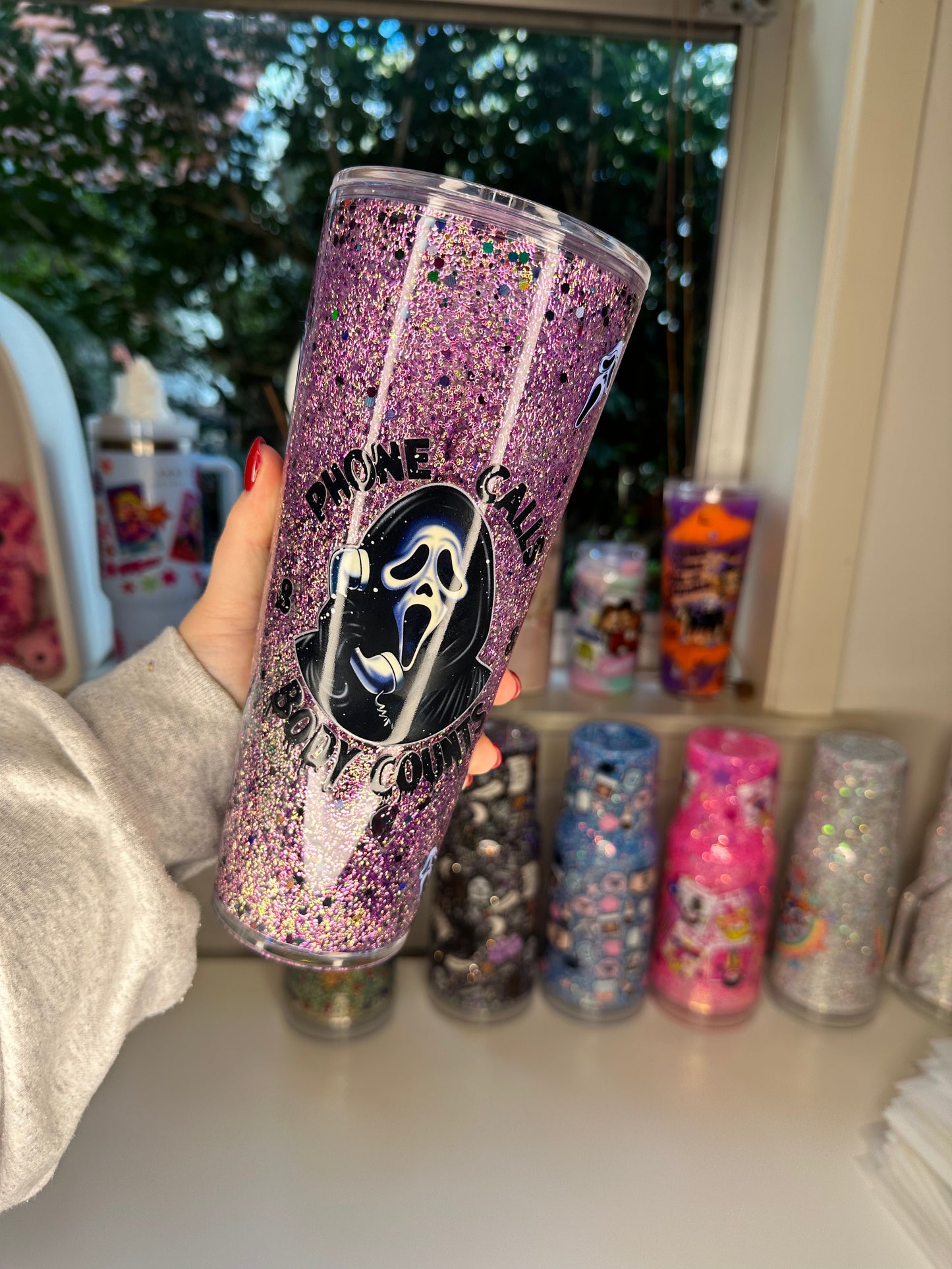 Ghost Face 24oz Snowglobe